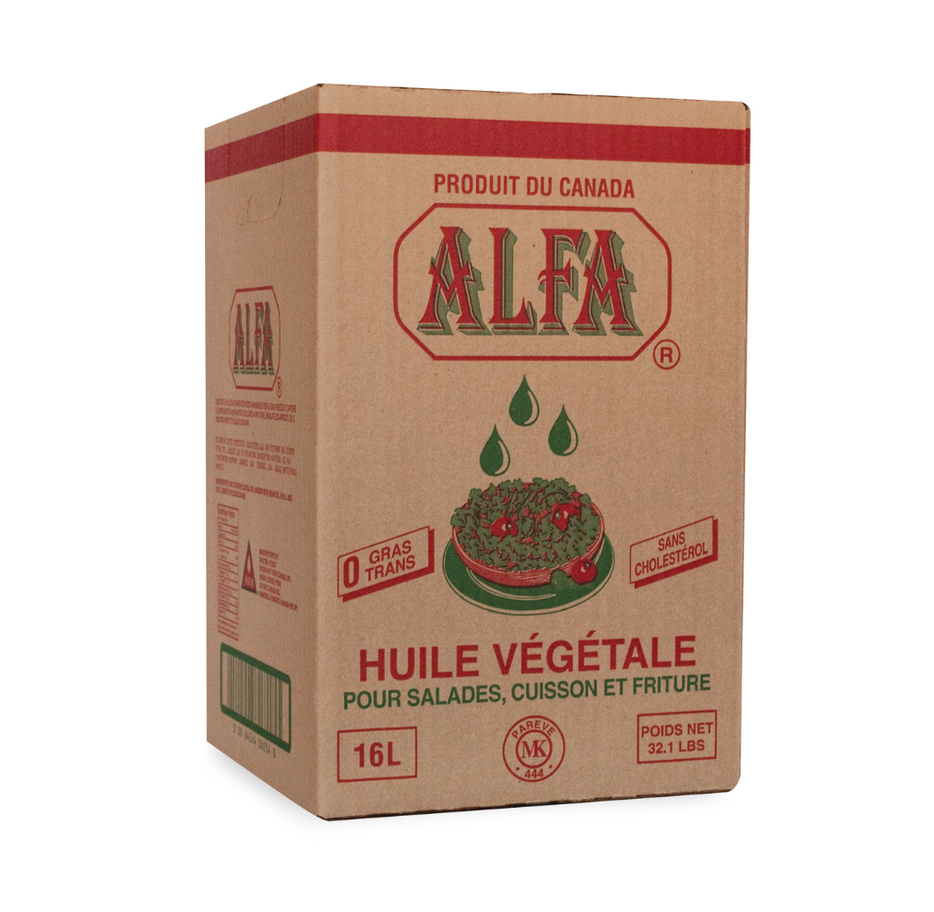 Huile végétale boite 16 L