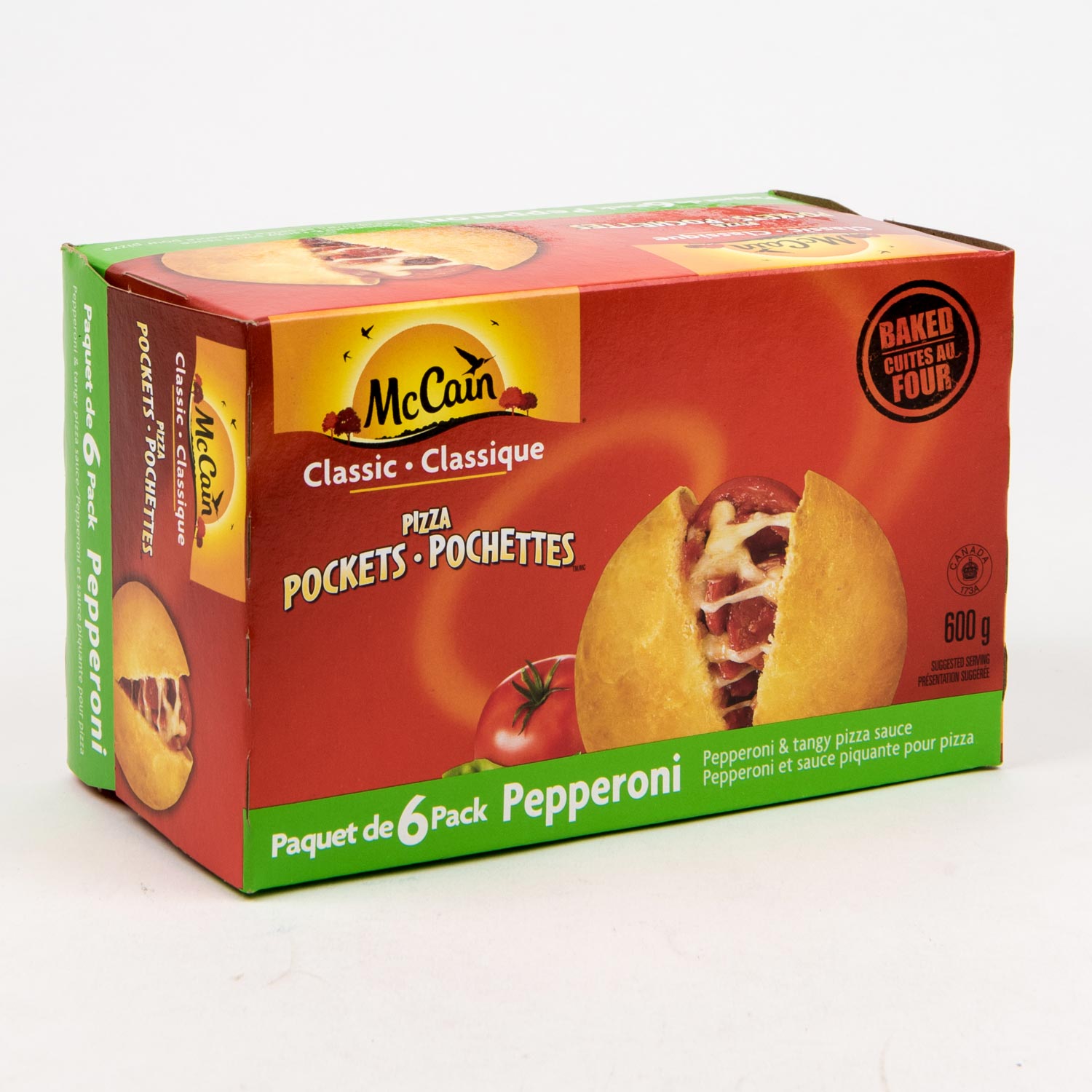 Pizza pochette pepperoni x6