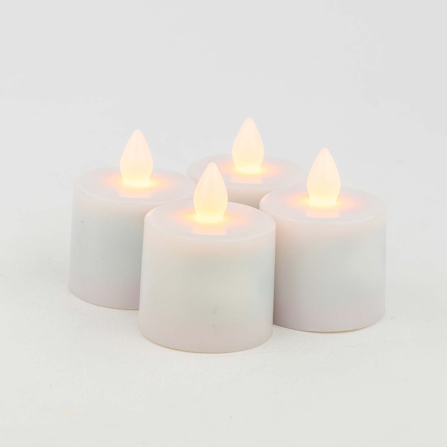 Chandelles LED ambrées rechargeables 2