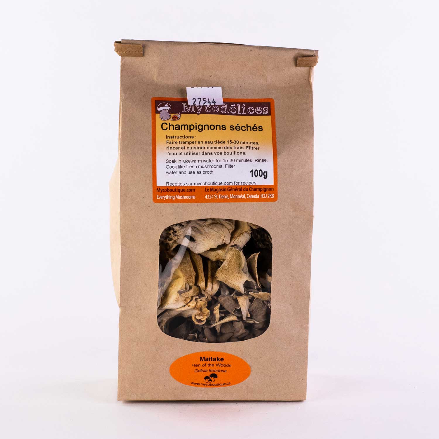 Champignons séchés maitake 100 g