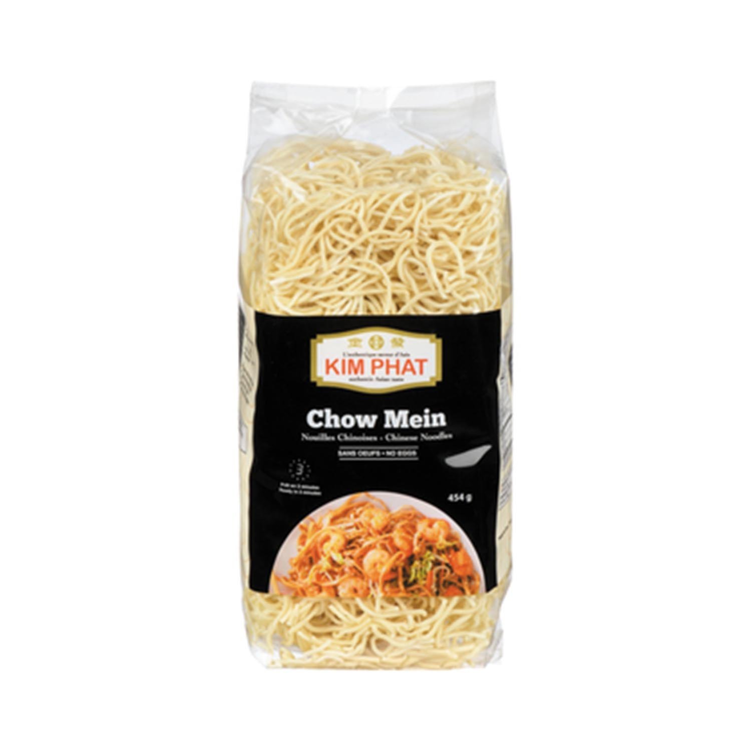 Nouilles chow mein 3 minutes 454 g