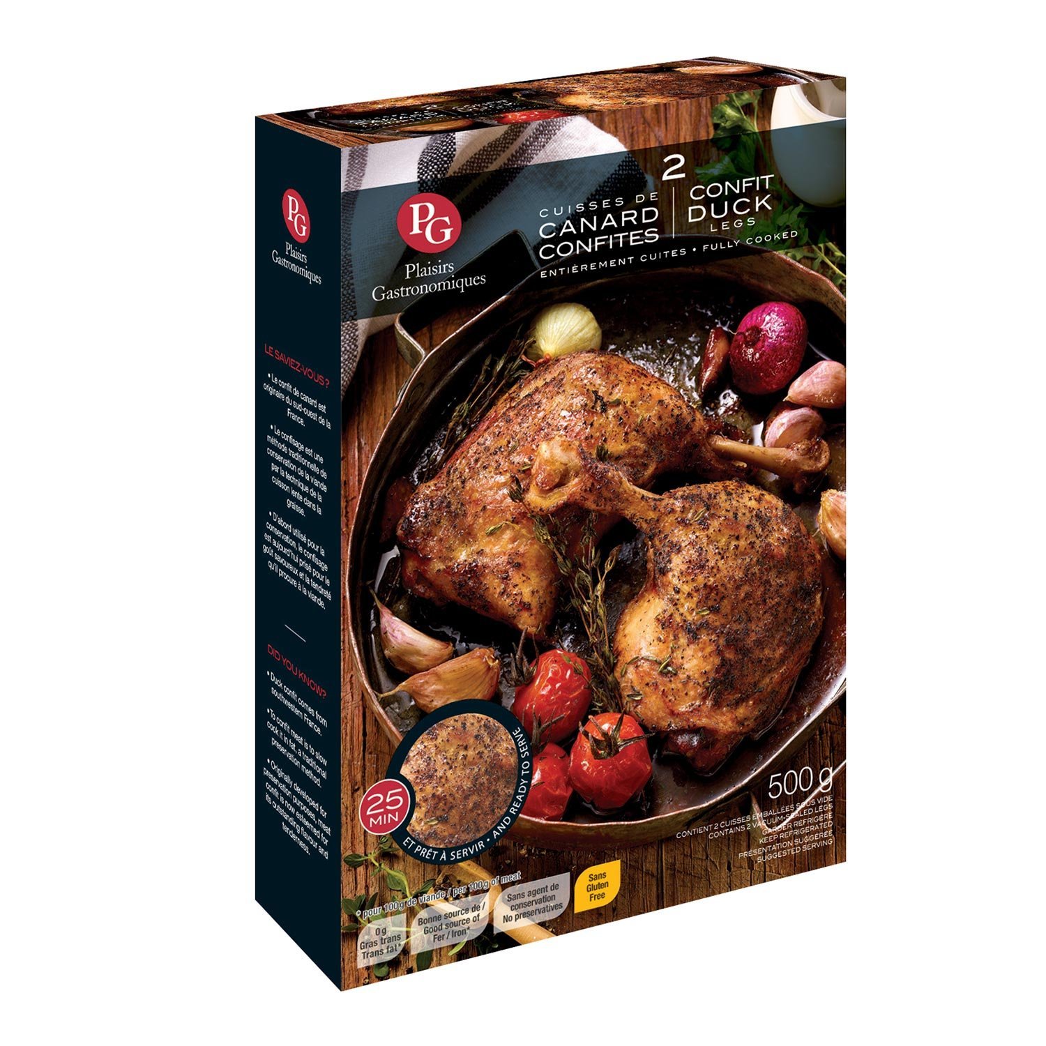 Cuisses de canard confites 500 g