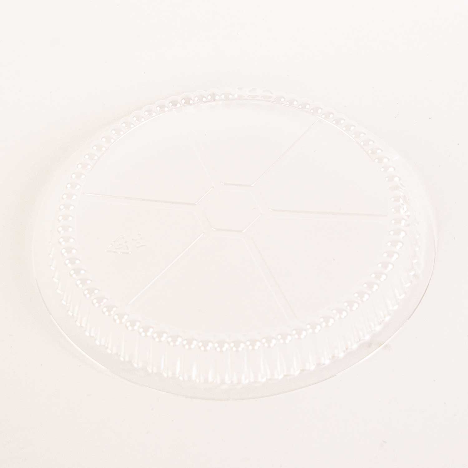 Couvercle dôme plastique transparent 8'' / 20 cm x125