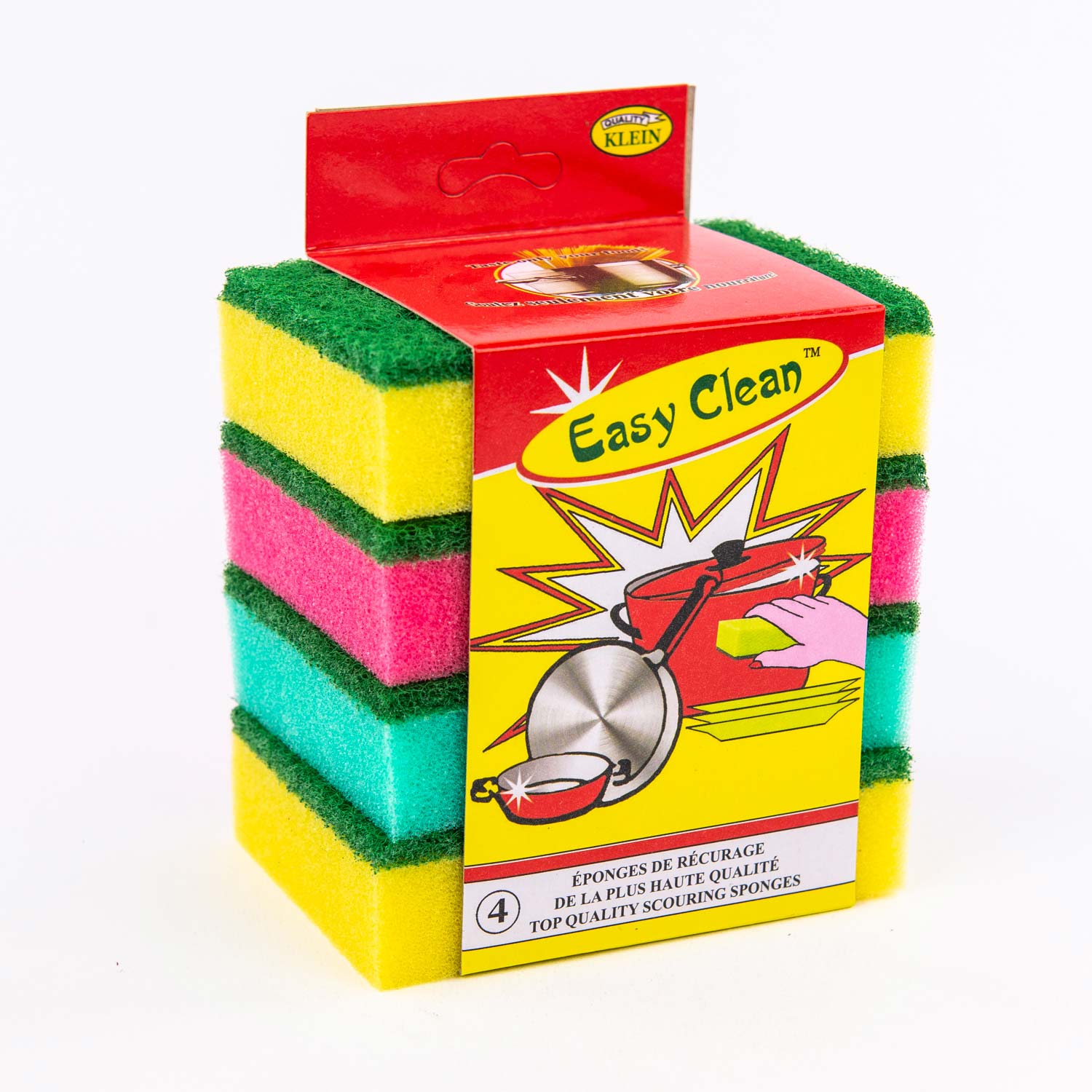Éponges à récurer x4