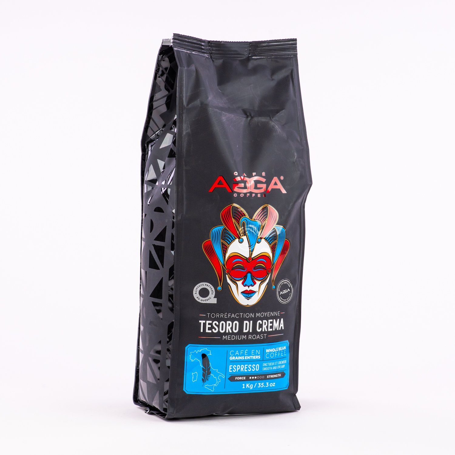 Café grain espresso tesoro-di-crema 1 kg