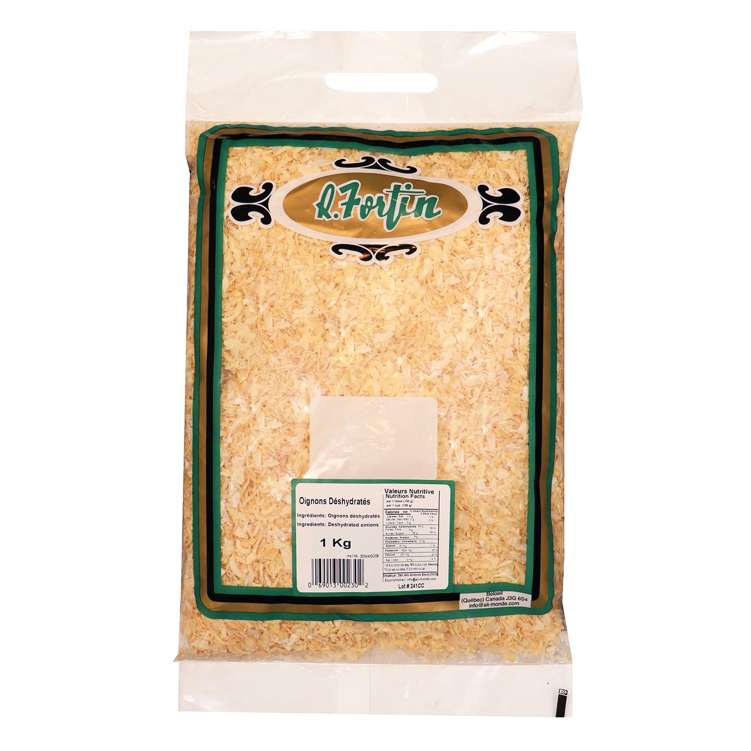Oignons déshydratés 1 kg