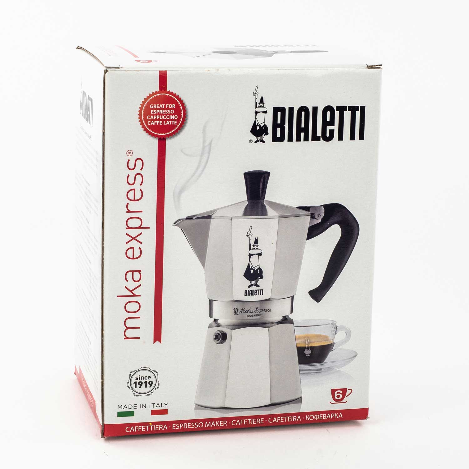 Cafetière moka 6 tasses