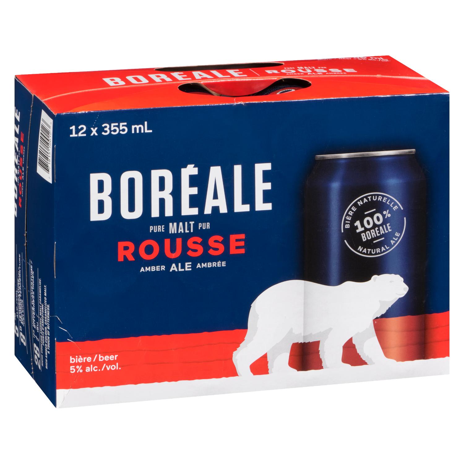  Bière rousse ale ambrée 5% 355 ml x12