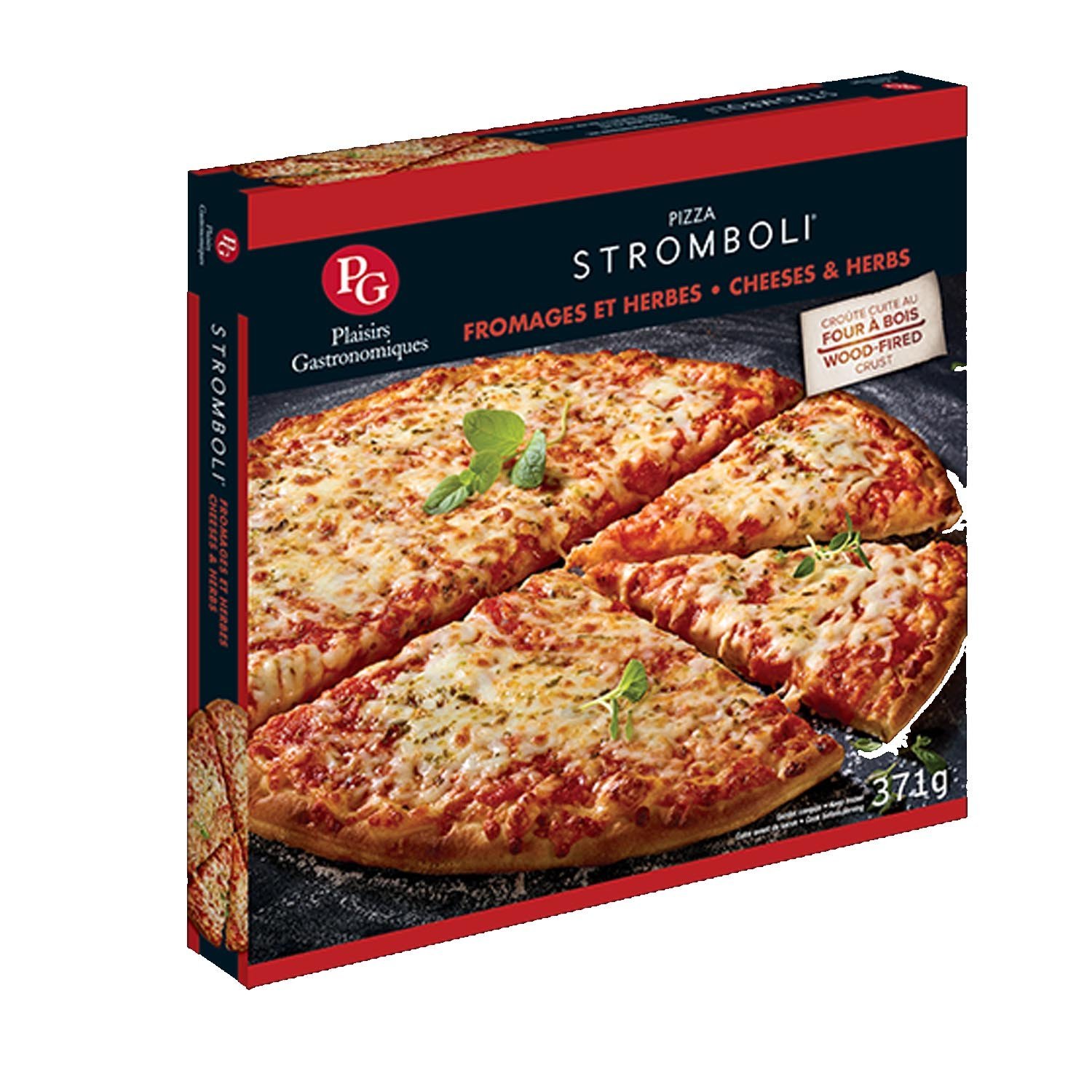 Pizza fromage et fines herbes congelée 371 g