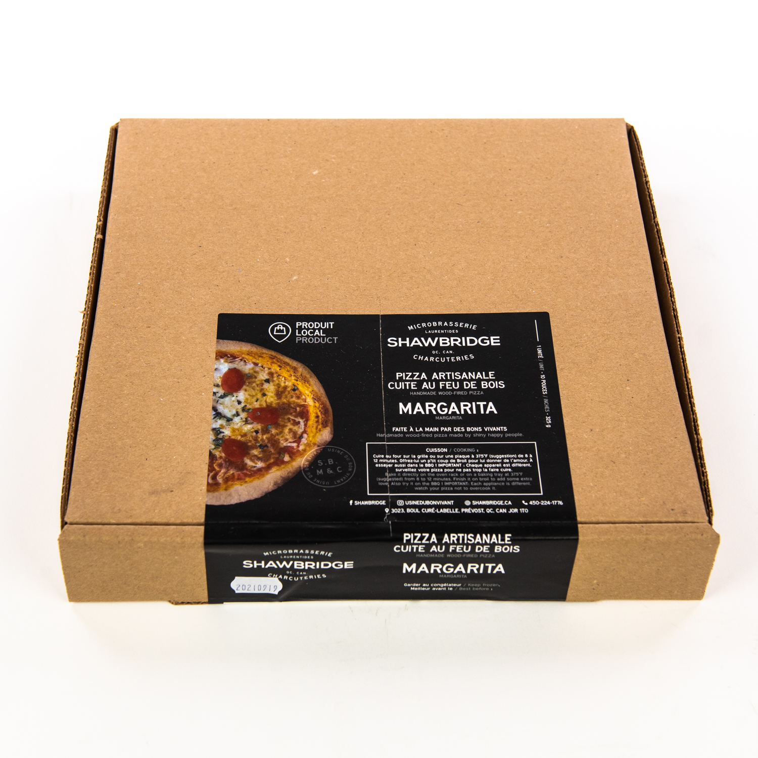 Pizza margarita surgelée 325 g