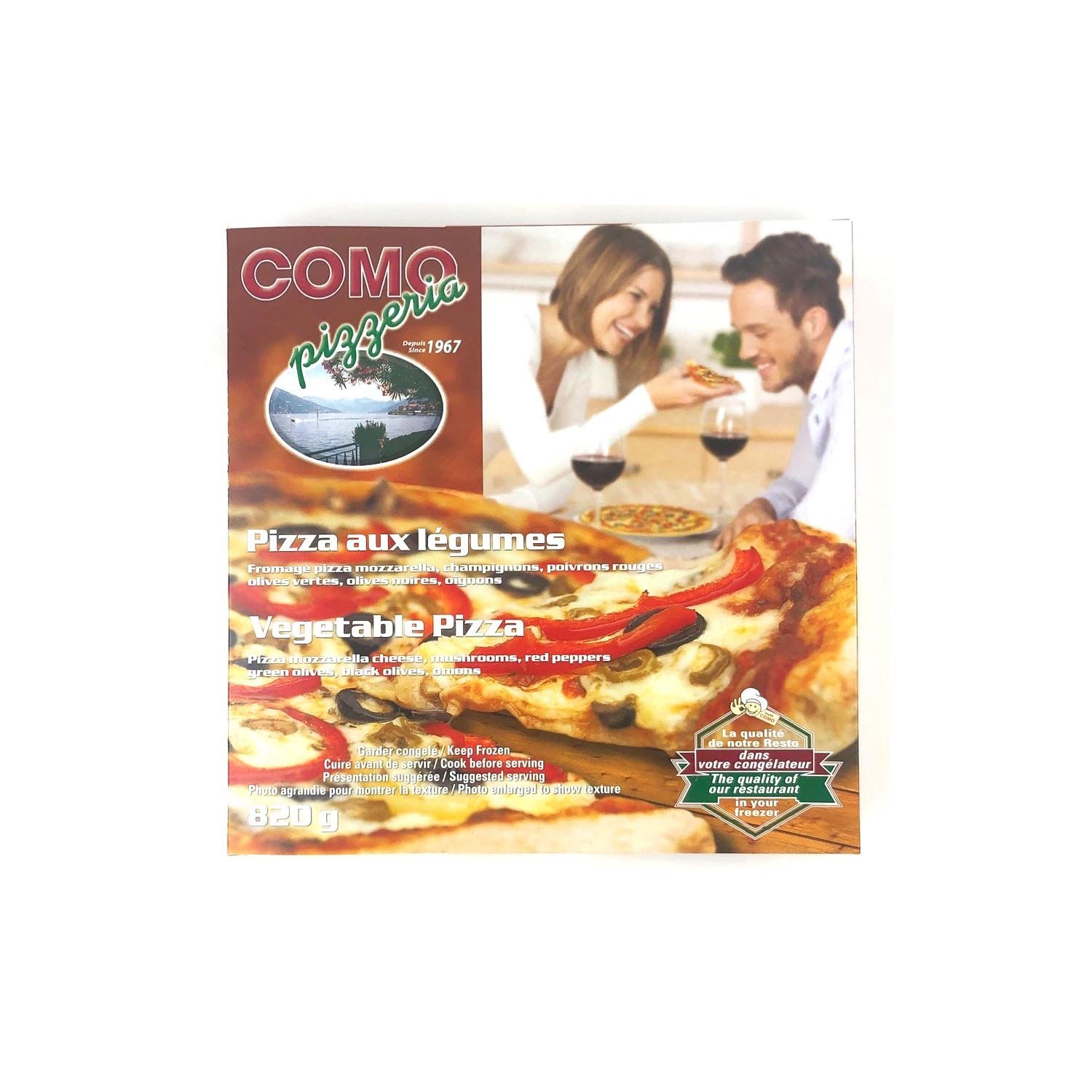 Pizza aux légumes congelée 810 g