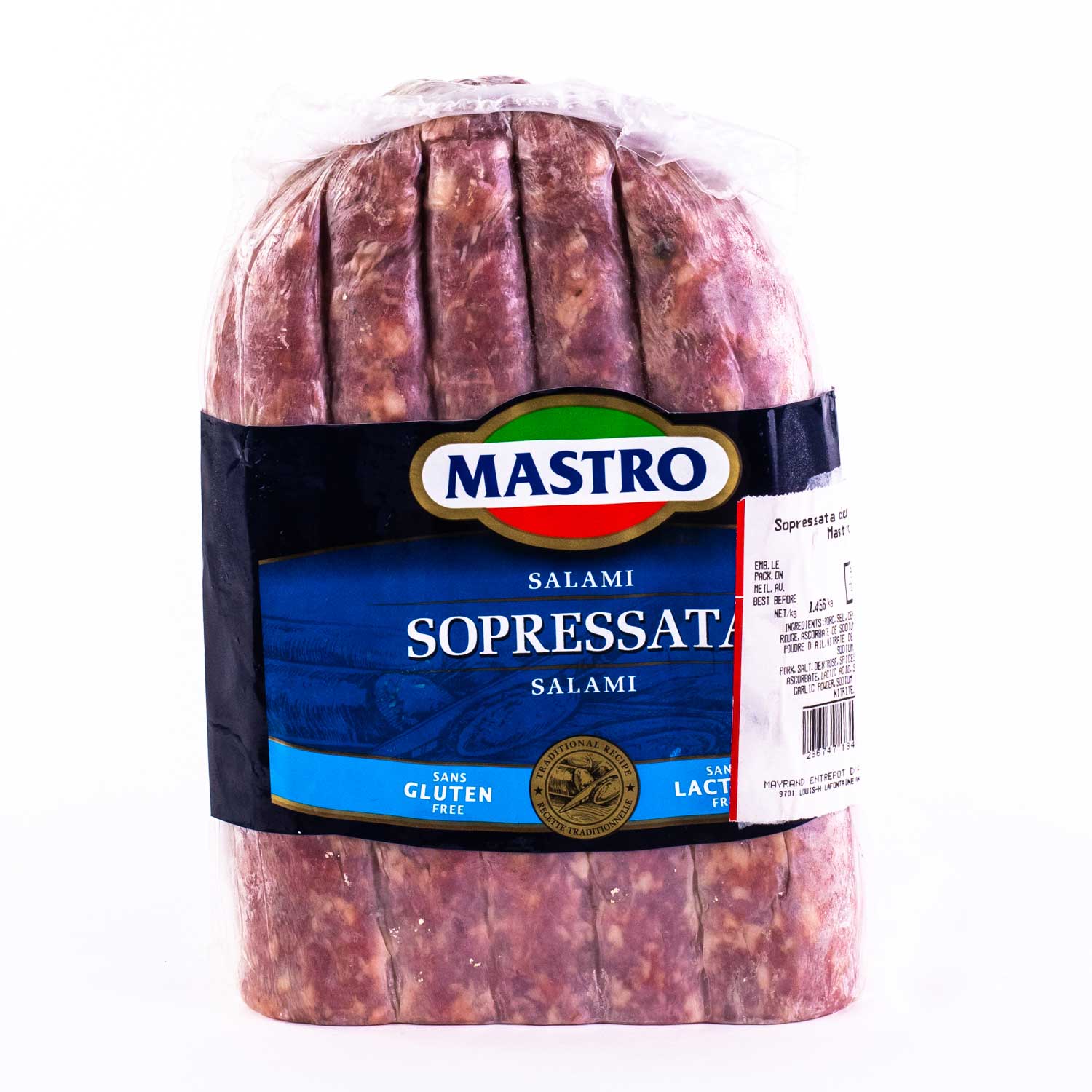 Demi sopressata douce 1,5 kg