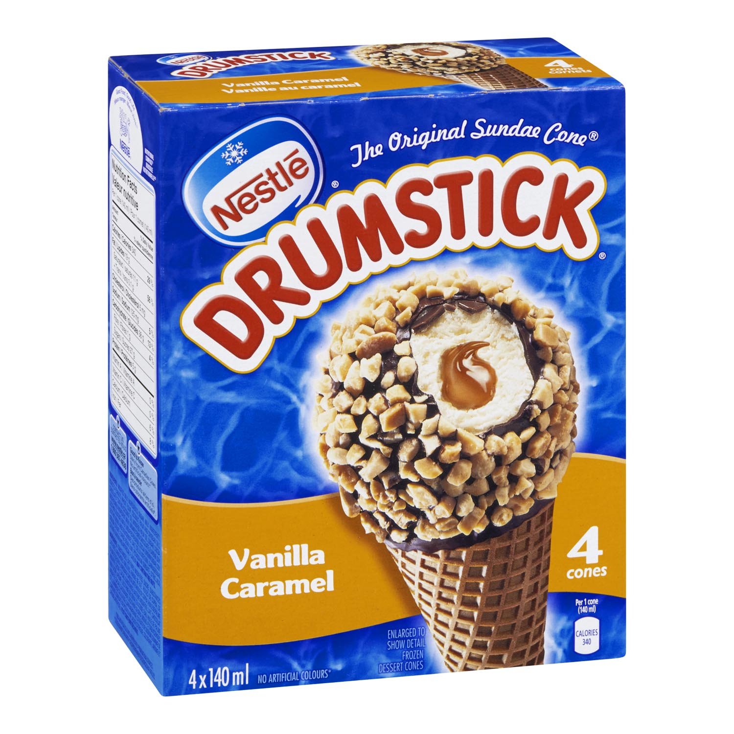 Drumstick à la vanille et caramel 140 ml