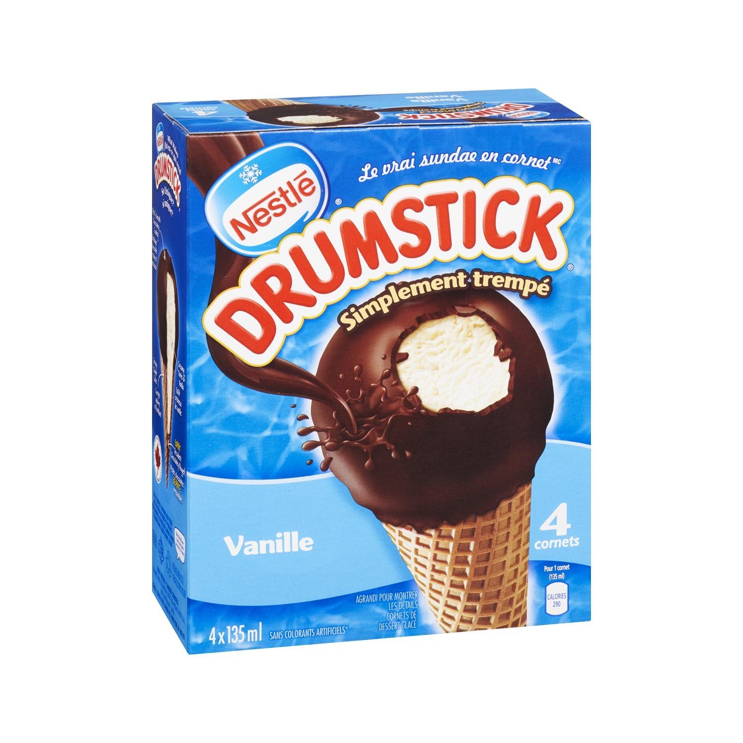 Drumstick à la vanille simplement trempé 135 ml-secondary-image