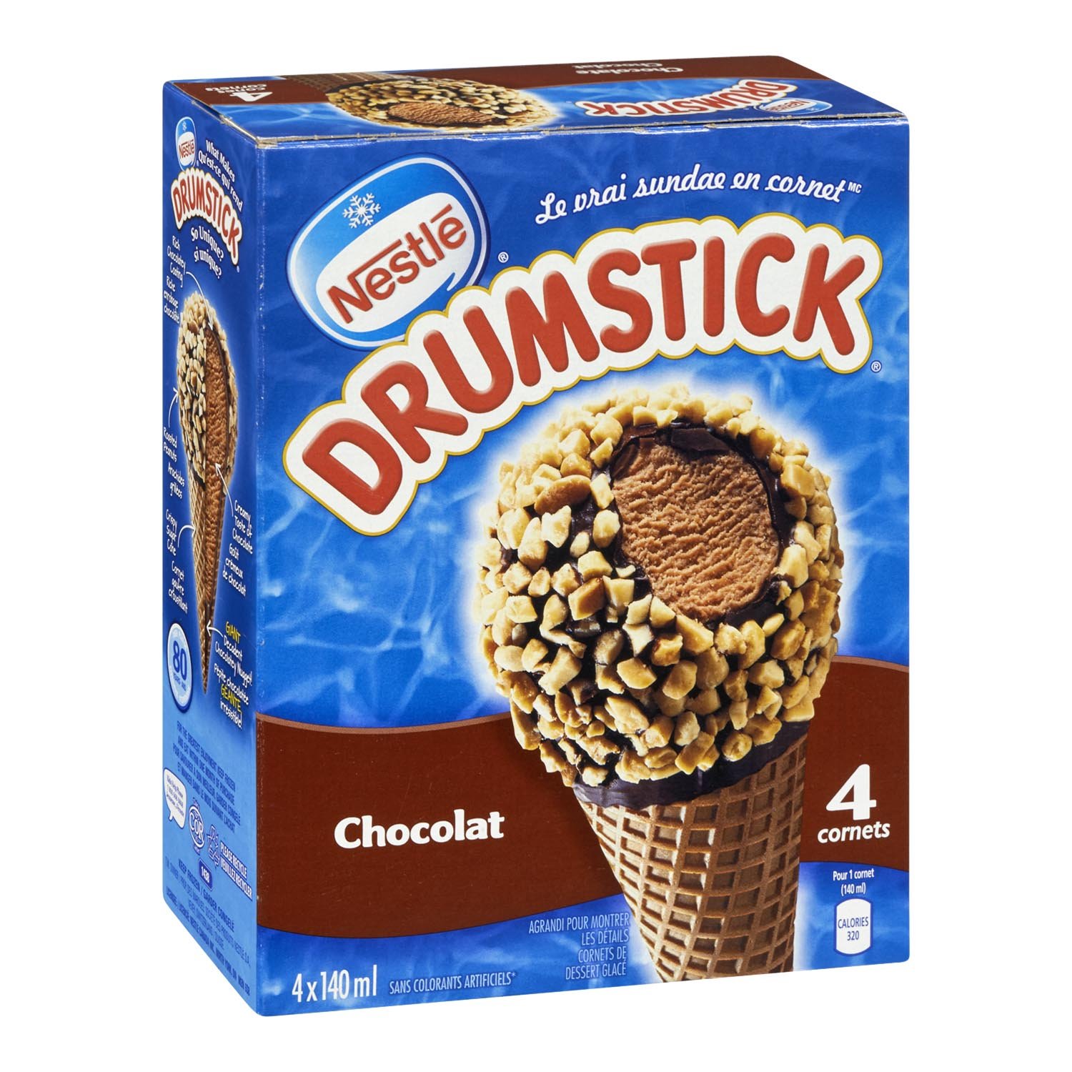 Drumstick au chocolat 140 ml