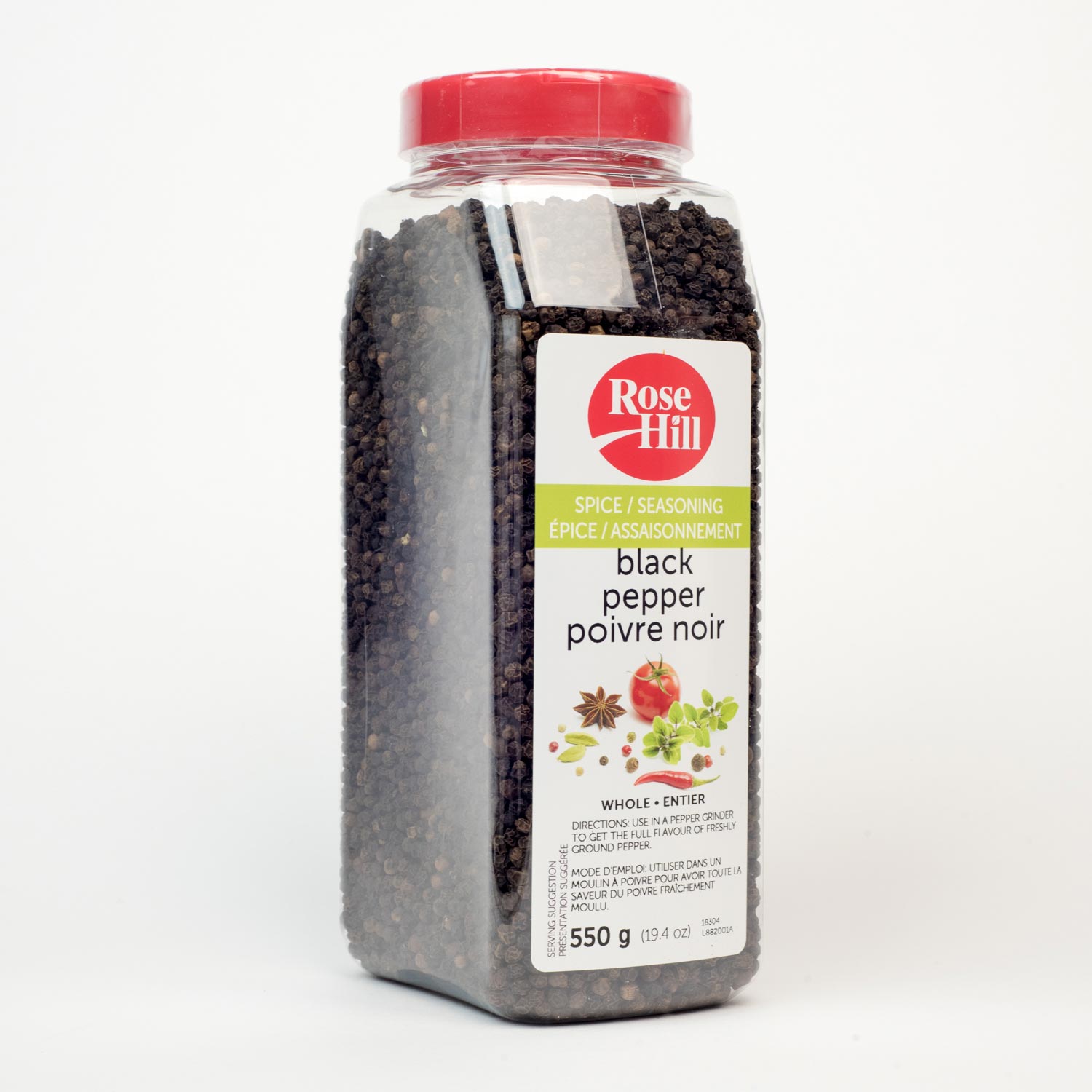 Poivre noir entier 550 g