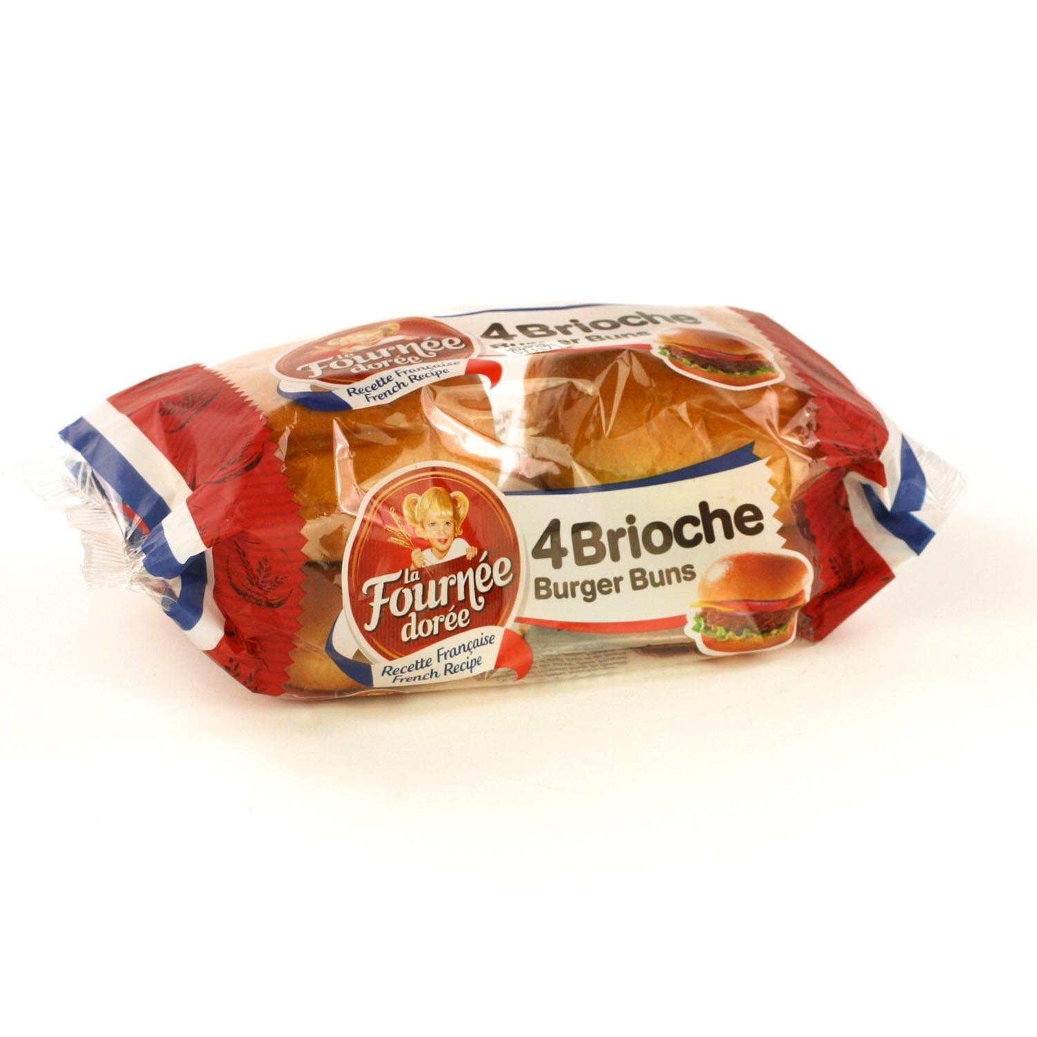 Pains à hamburger briochés x4