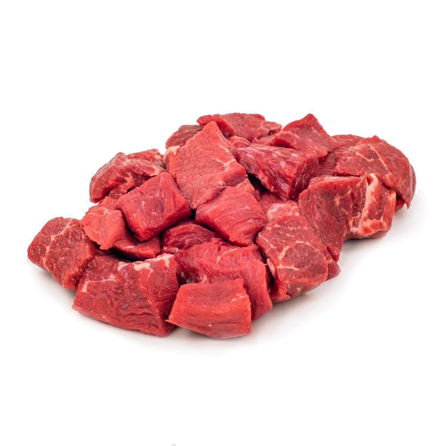 Cubes de filet mignon de bœuf congelés