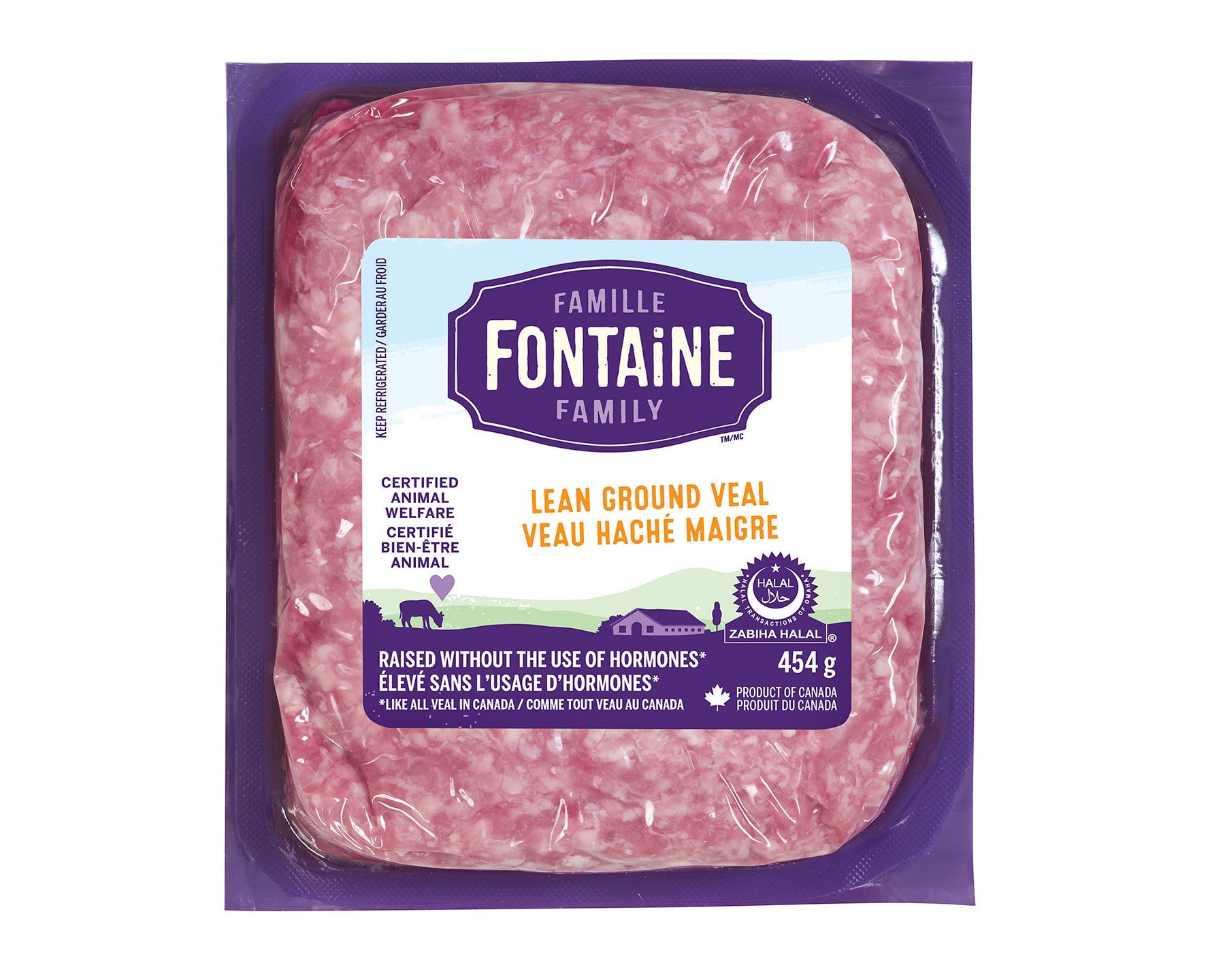 Veau haché maigre 454 g
