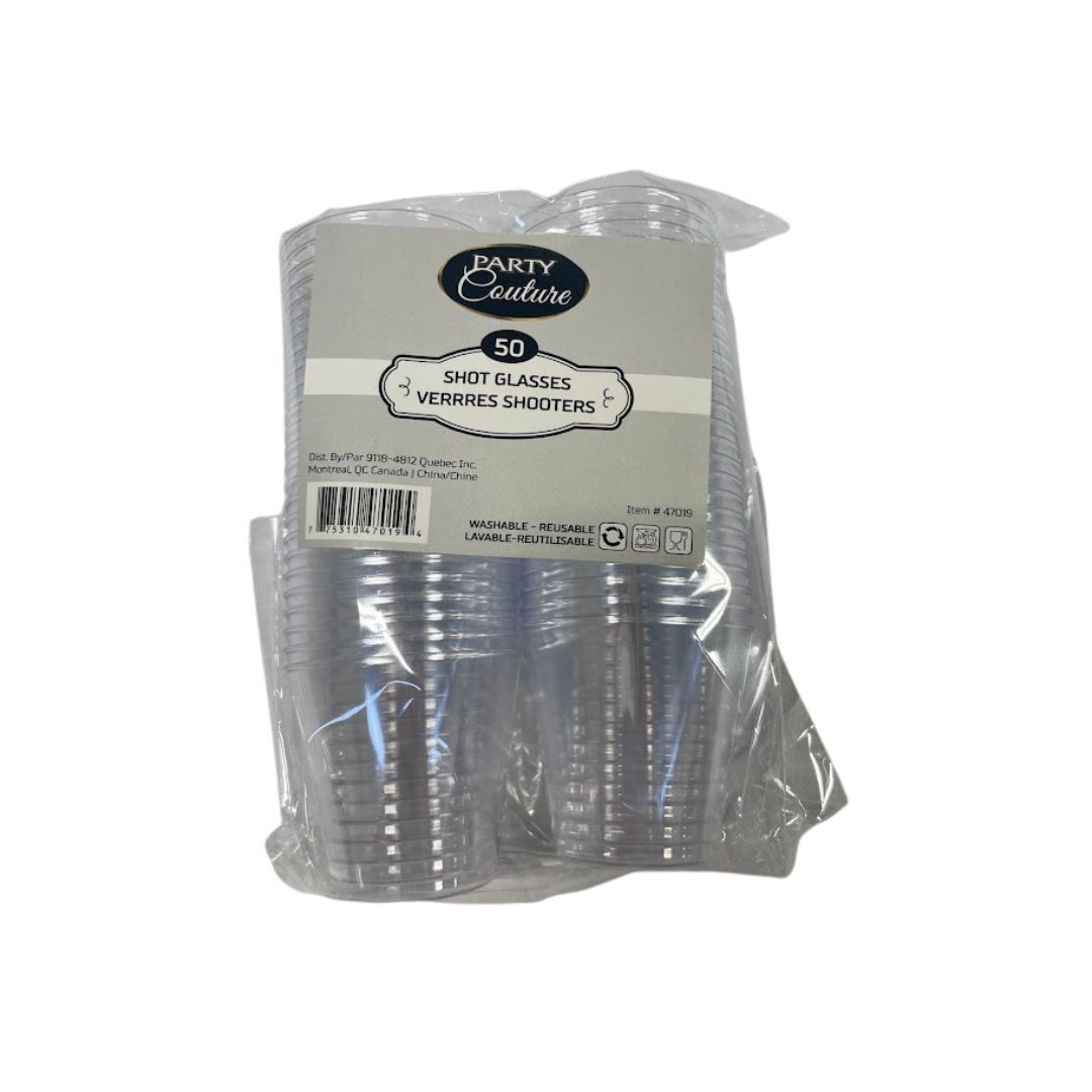 Verre shooter clair 1oz