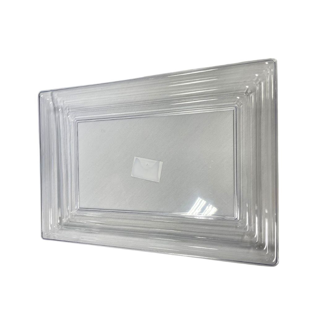 Plateau service clair rectangle 9x13