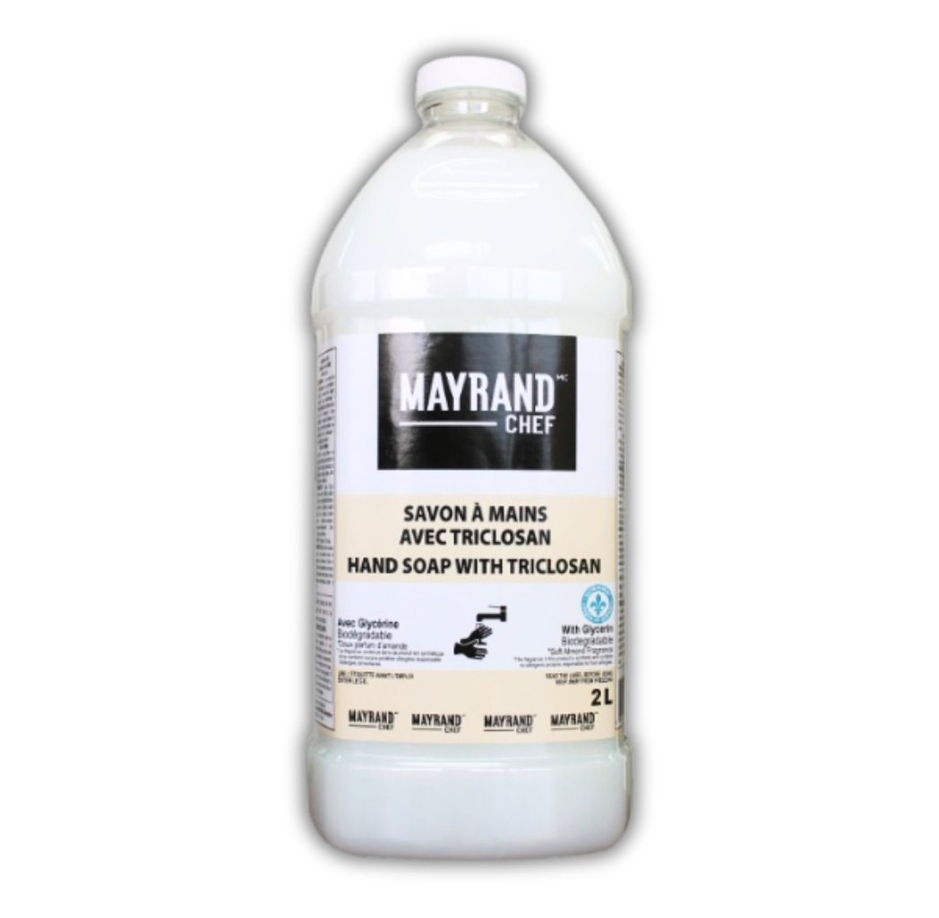 Savon à mains avec triclosan