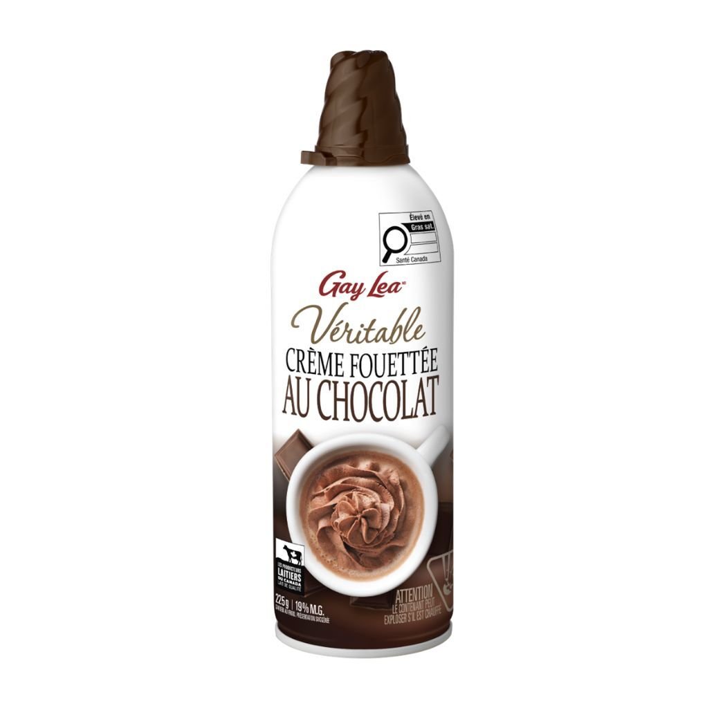 Chocolate Whipped Cream Spray