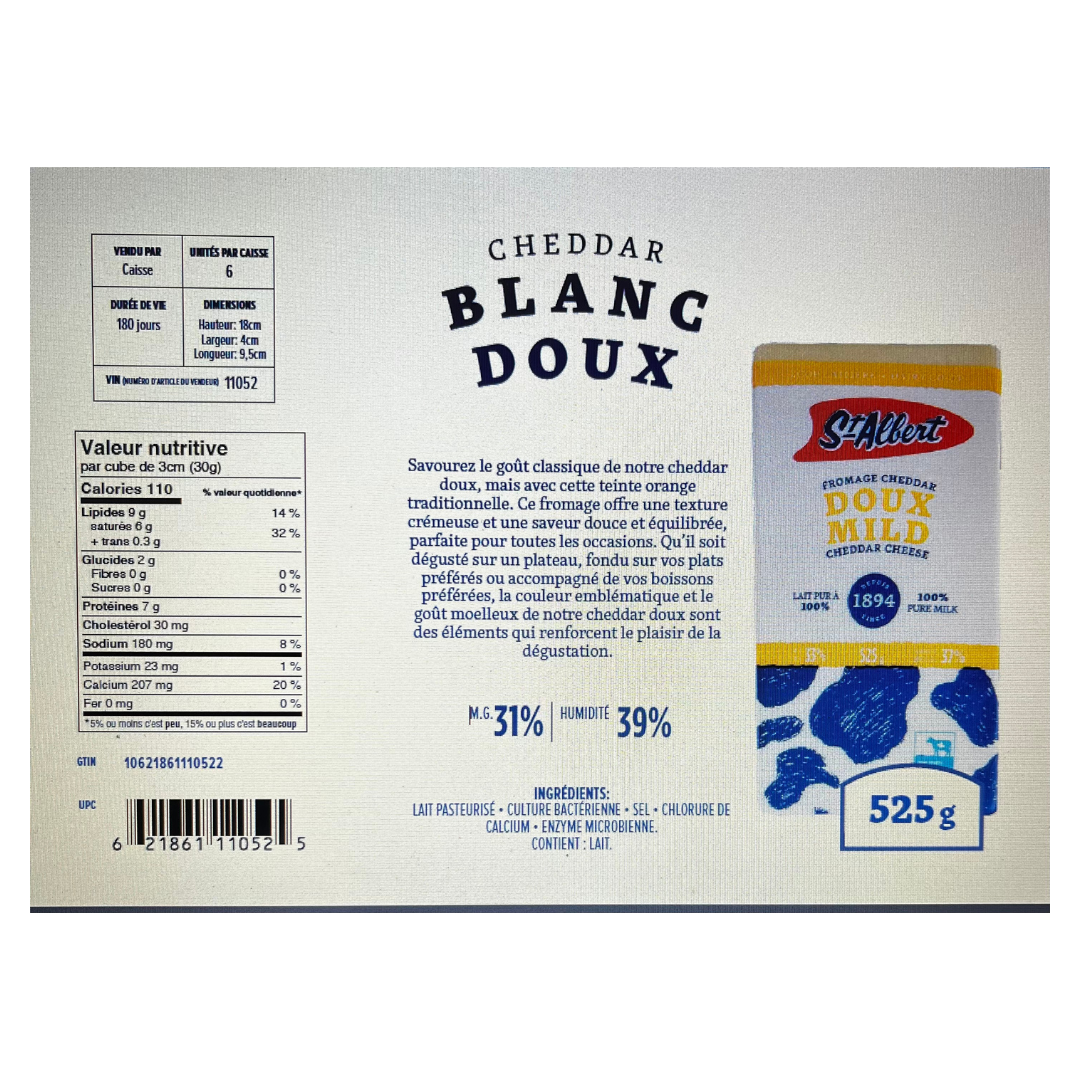 Cheddar doux blanc-secondary-image