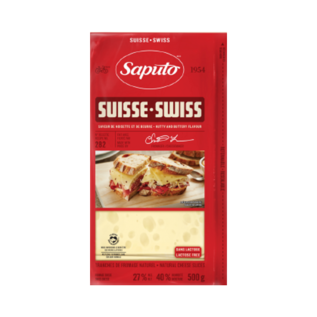Fromage suisse tranché