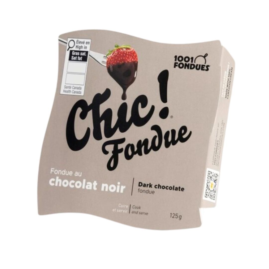 Fondue au chocolat noir