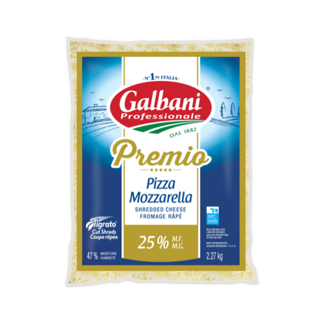 Mozzarella galbani premio 25% râpé
