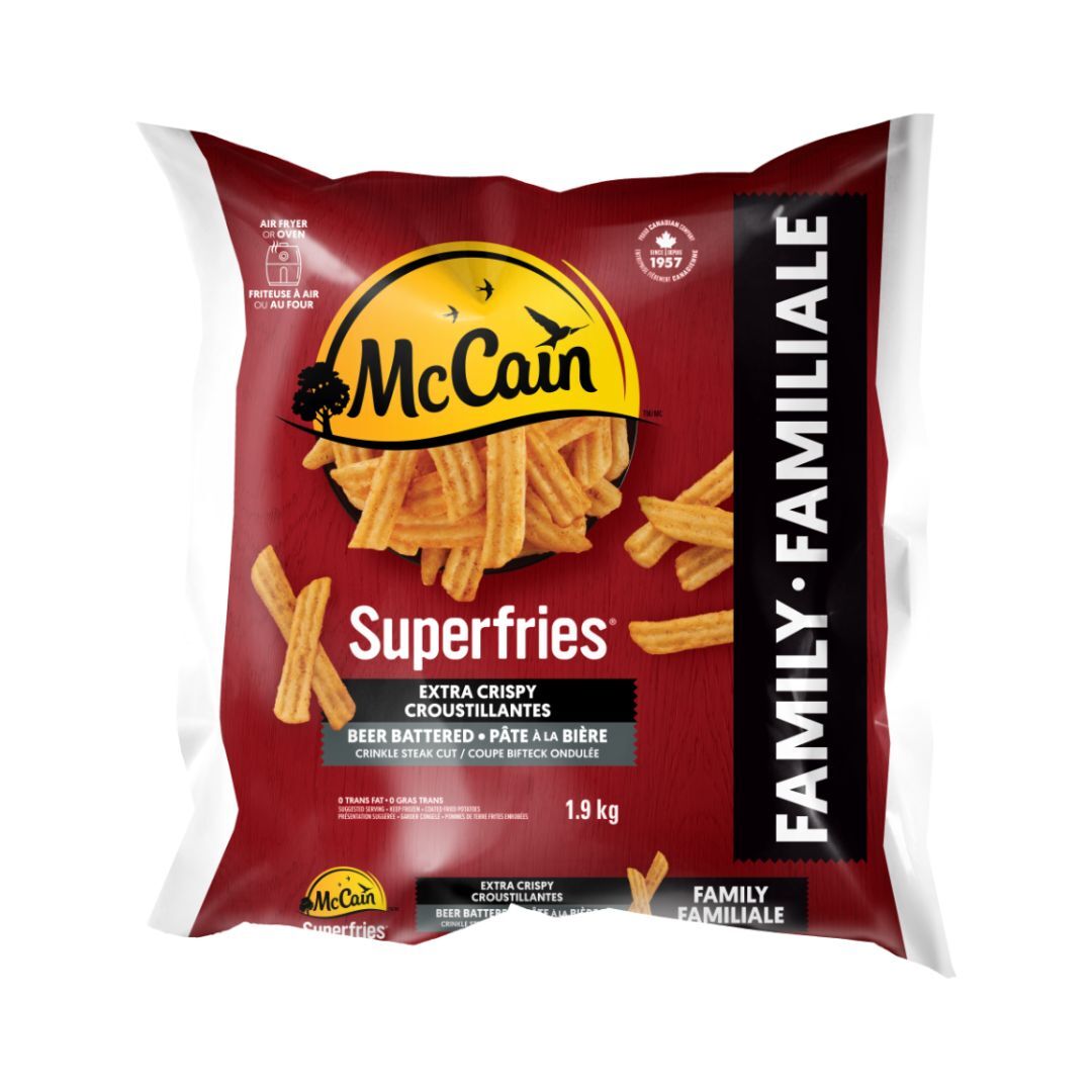 Extra Crispy Beer Batter Crinkle Cut Fries