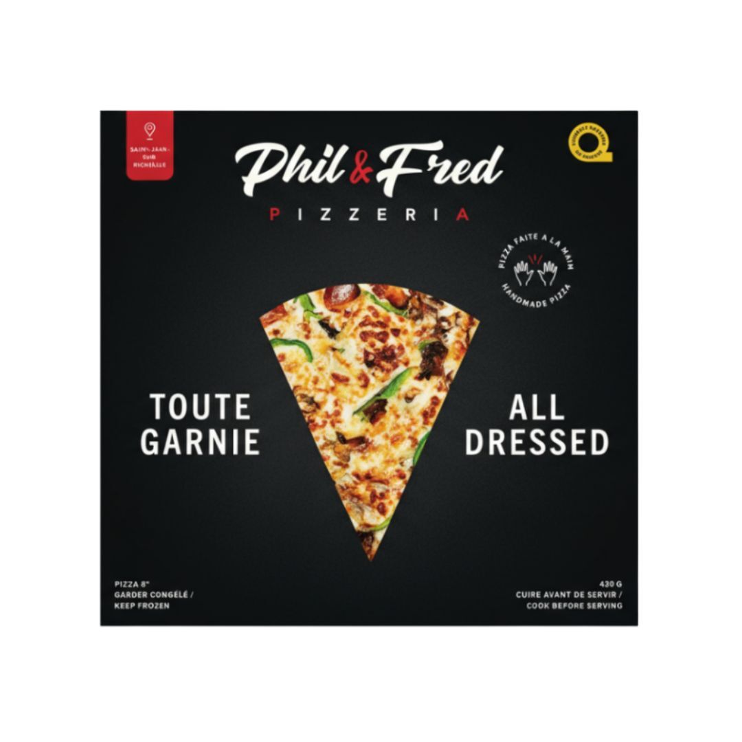 Pizza toute garnie bambino congelée