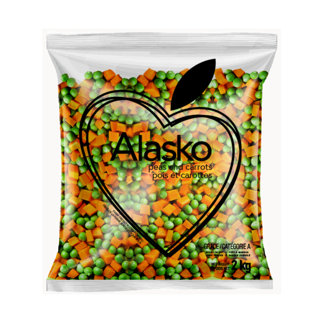 Mélange pois carottes IQF