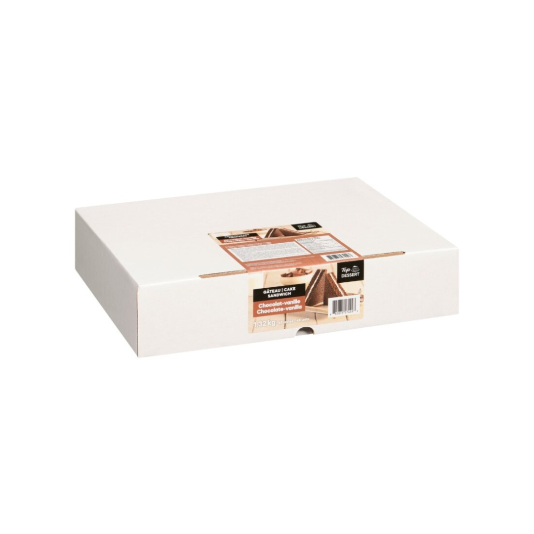 Gâteau sandwich chocolat vanille